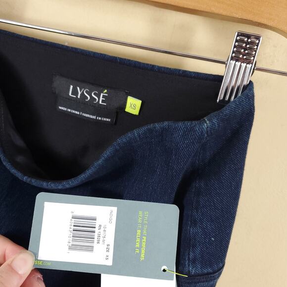 Lysse High Waist Denim Leggings in Indigo Size XS - Picture 8 of 11